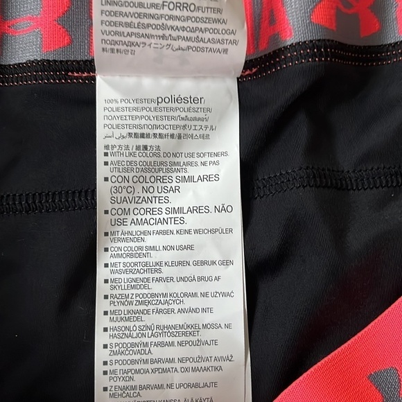 UNDER ARMOUR Women’s Softball Sliding shorts in black/Pink size XL - Picture 4 of 9